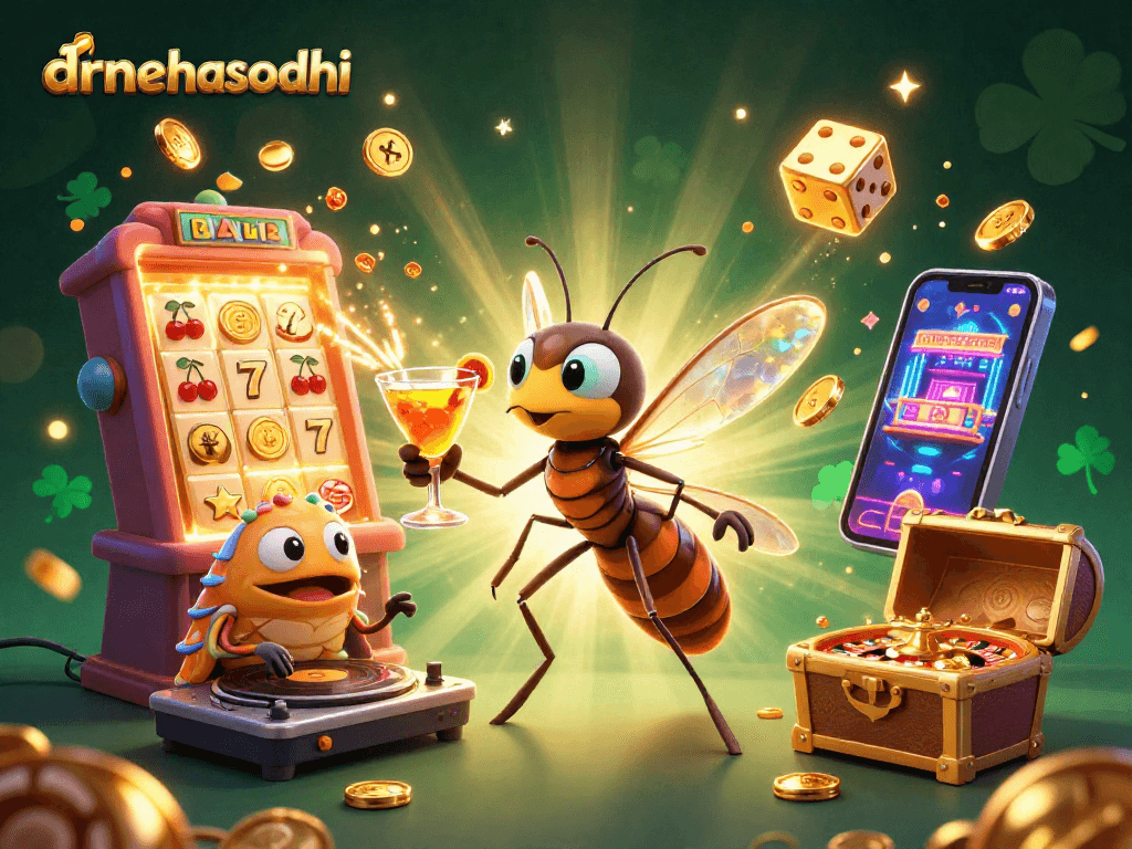 Engage in thrilling gaming experiences at drnehasodhi with vibrant casino mascots and dynamic games.