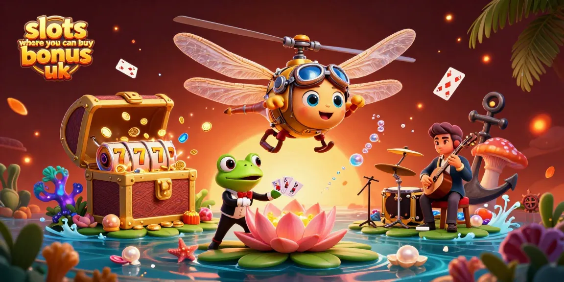 Engage in thrilling gameplay with vibrant 3D characters and elements of slots where you can buy bonus UK.