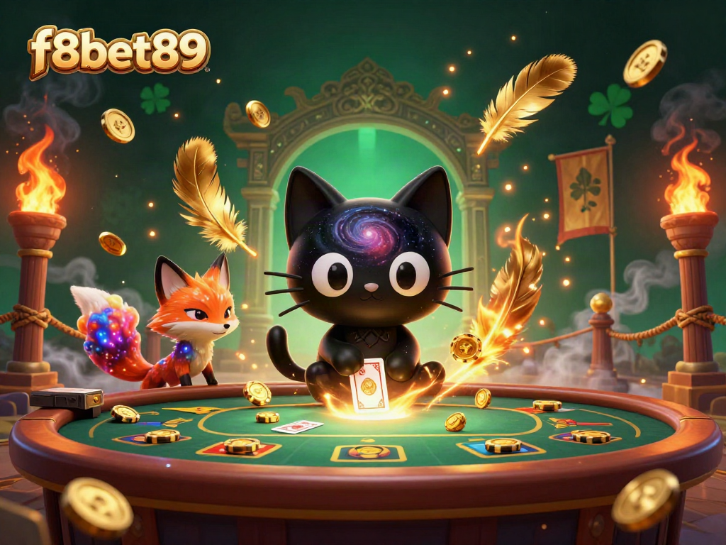 Experience thrilling cosmic gameplay at f8bet89, featuring vibrant characters and elements of chance.