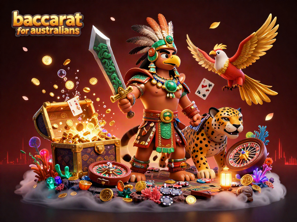 Engage with baccarat for australians through this immersive, dynamic casino scene filled with vibrant energy.