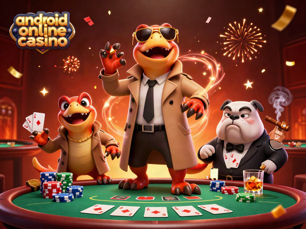 Experience the thrill of android online casino with raptors in disguise at a VIP lounge!